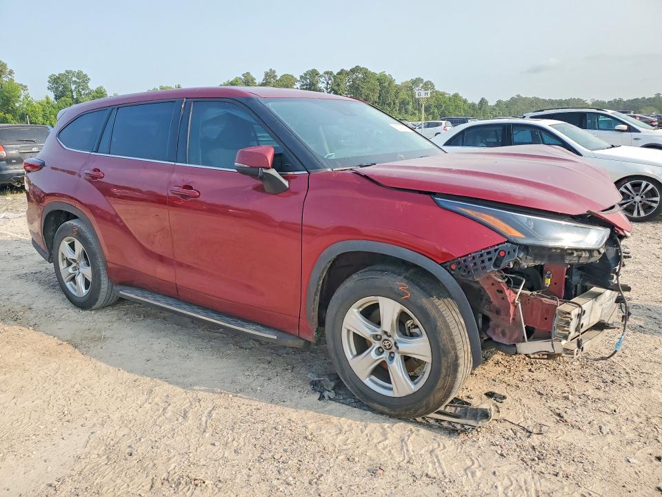 58790996 :رقم المزاد ، 5TDZZRAHXNS552583 vin ، 2022 Toyota Highlander مزاد بيع