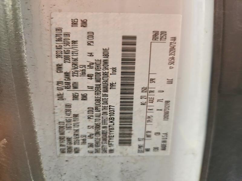 Продажа на аукционе авто 2020 Ford Transit, vin: 1FTYE1Y87LKB10377, номер лота: 57028936