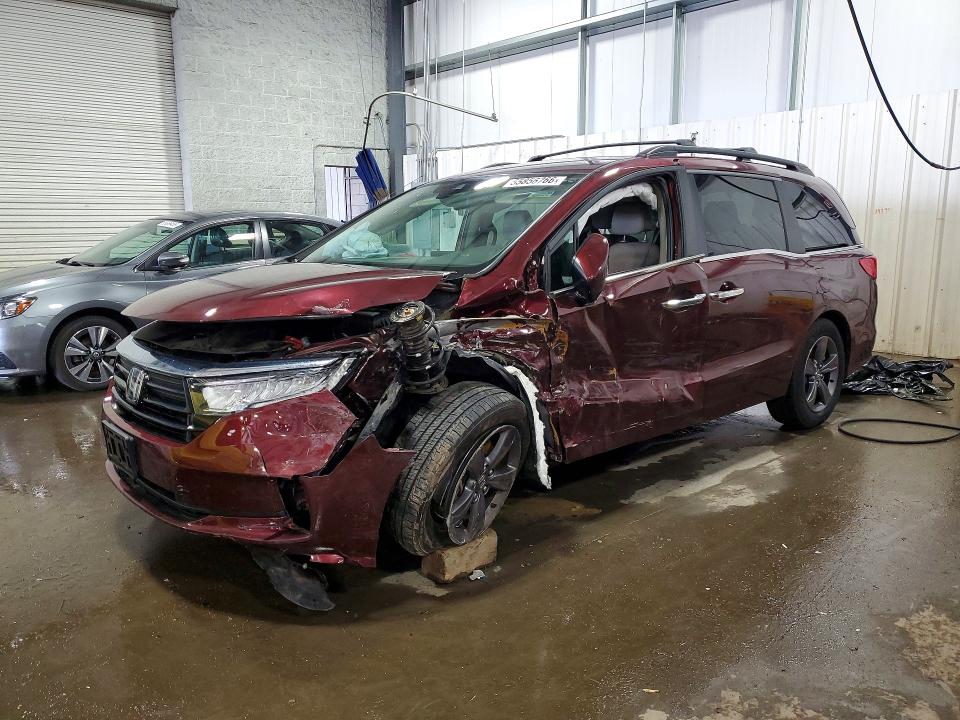 Продажа на аукционе авто 2021 Honda Odyssey, vin: 5FNRL6H54MB016341, номер лота: 55856766