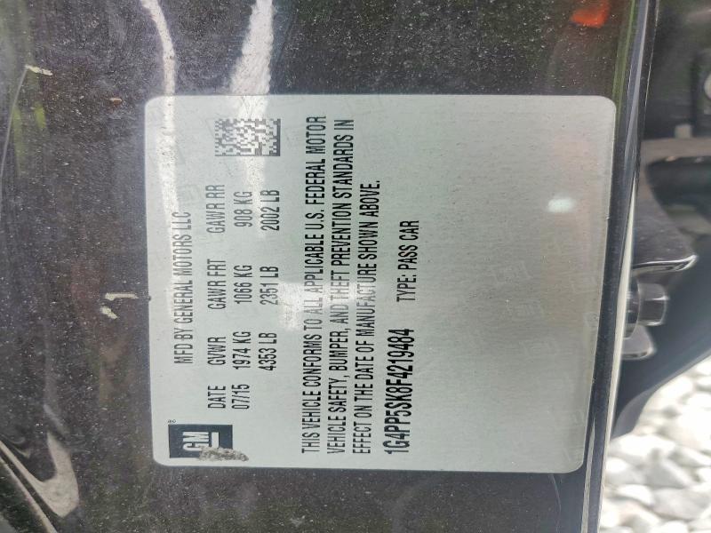 Aukcja sprzedaży 2015 Buick Verano, vin: 1G4PP5SK8F4219484, numer aukcji: 56625646