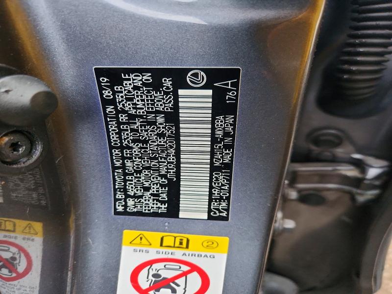 Aukcja sprzedaży 2019 Lexus Ux, vin: JTHU9JBH4K2017521, numer aukcji: 56789926