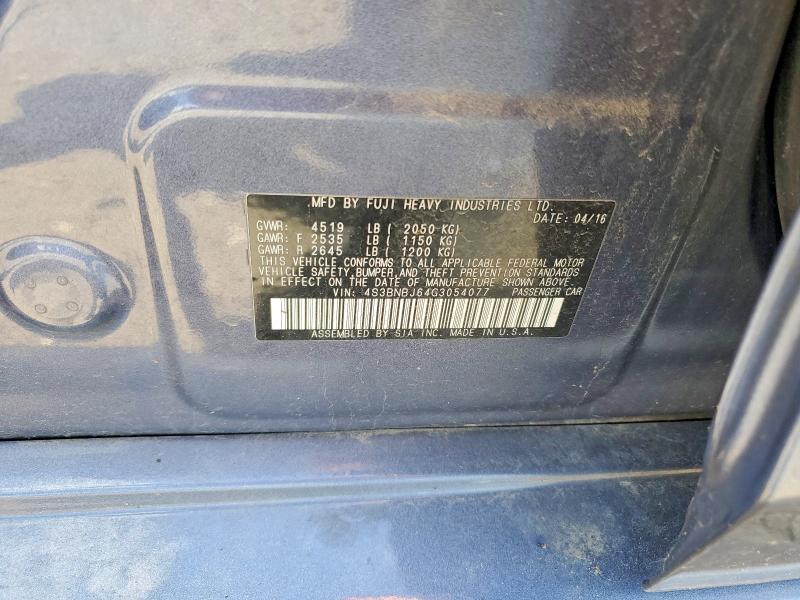 Продажа на аукционе авто 2016 Subaru Legacy, vin: 4S3BNBJ64G3054077, номер лота: 57915986