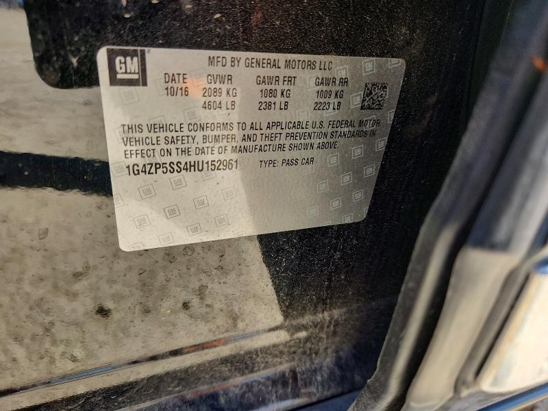 Продаж на аукціоні авто 2017 Buick Lacrosse, vin: 1G4ZP5SS4HU152961, номер лоту: 55619676