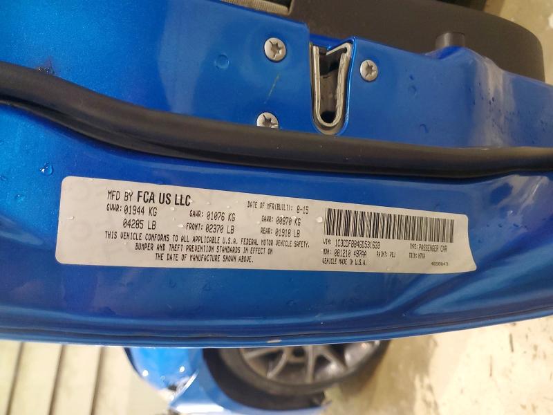 56630876 :رقم المزاد ، 1C3CDFBB4GD531633 vin ، 2016 Dodge Dart مزاد بيع