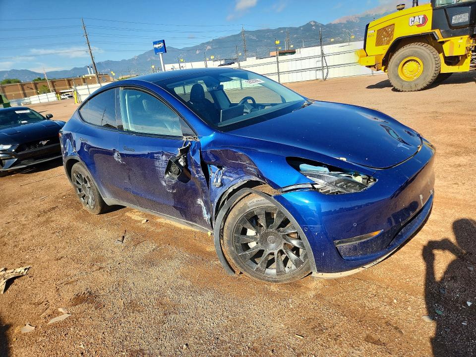 2022 Tesla Model Y მანქანა იყიდება აუქციონზე, vin: 7SAYGDEE3NA011075, აუქციონის ნომერი: 59020996