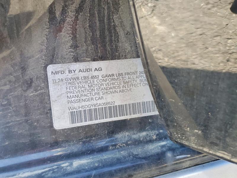 Продажа на аукционе авто 2025 Audi S3, vin: WAUH5DGY8SA058522, номер лота: 57722206