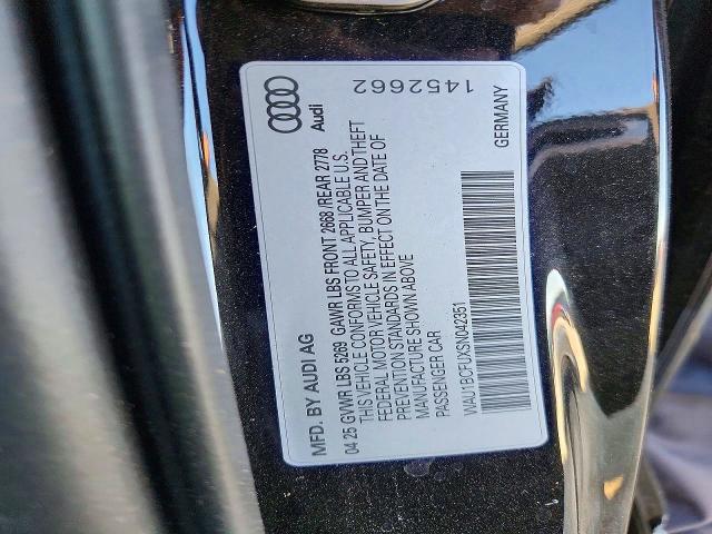 Aukcja sprzedaży 2025 Audi A5, vin: WAU1BCFUXSN042351, numer aukcji: 56600006