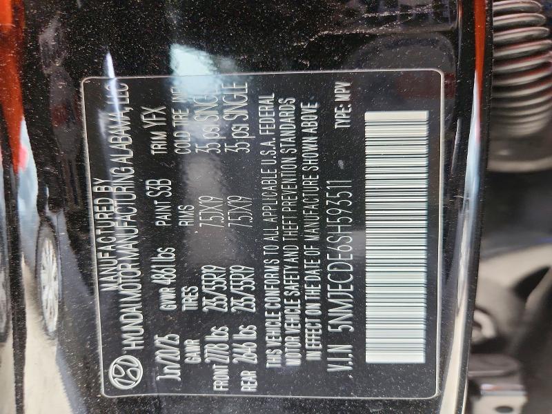 Продажа на аукционе авто 2025 Hyundai Tucson, vin: 5NMJECDE6SH593511, номер лота: 57546756