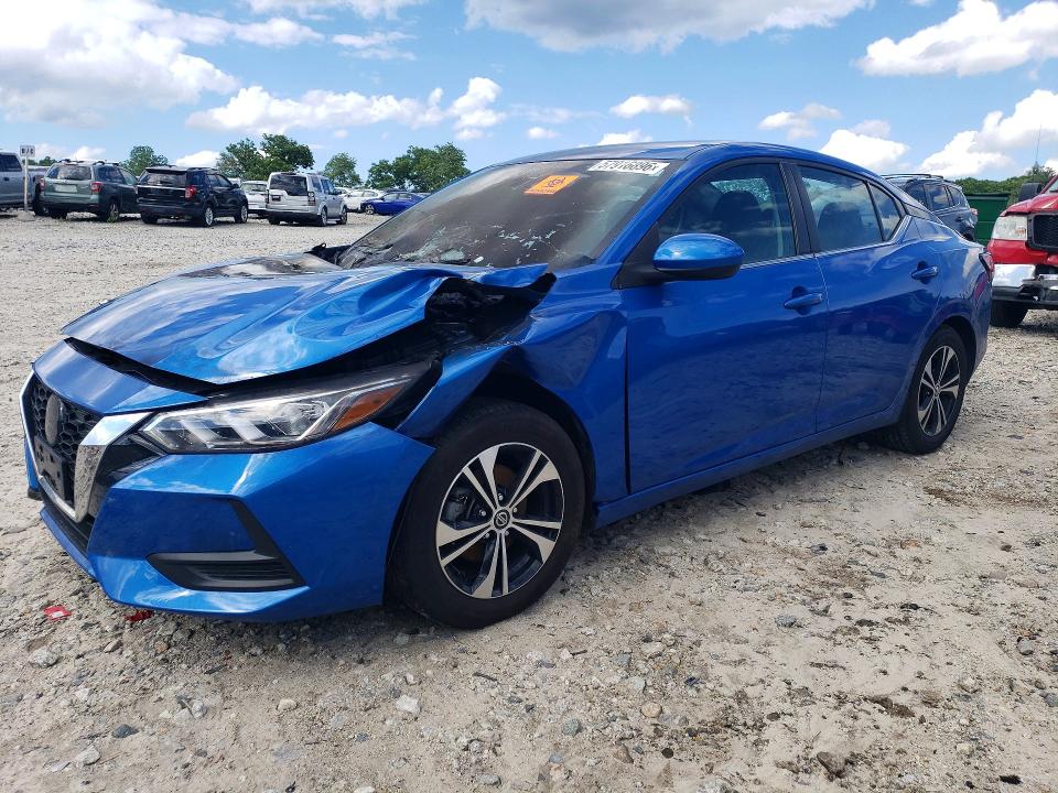 2022 Nissan Sentra მანქანა იყიდება აუქციონზე, vin: 3N1AB8CV4NY316165, აუქციონის ნომერი: 57916896