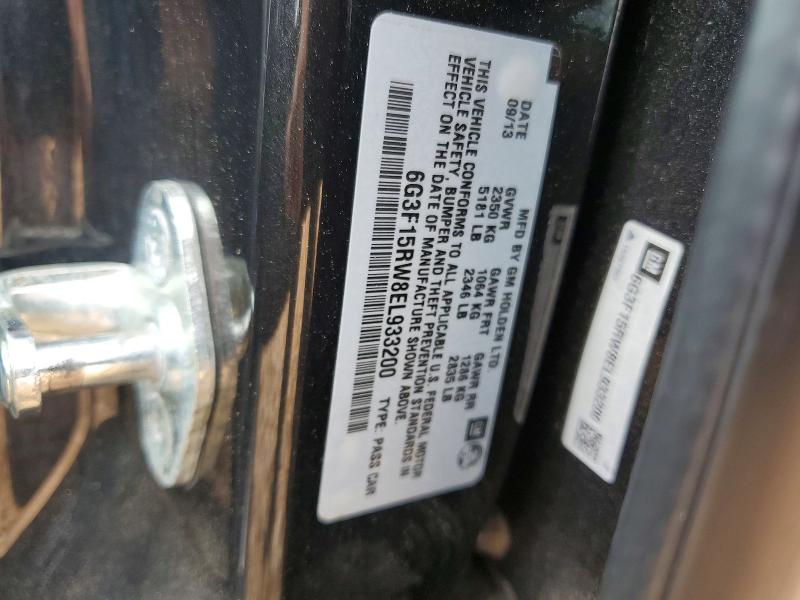 54473266 :رقم المزاد ، 6G3F15RW8EL933200 vin ، 2014 Chevrolet Ss مزاد بيع