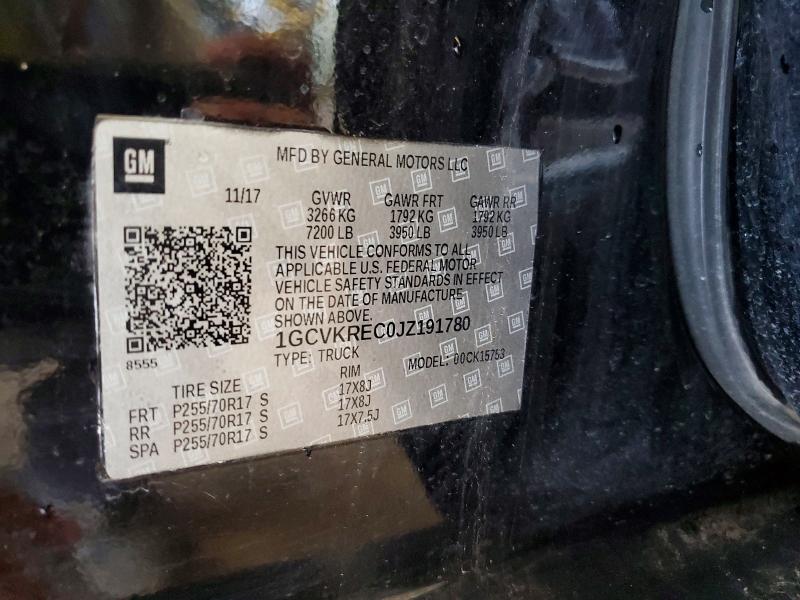 Aukcja sprzedaży 2018 Chevrolet Silverado, vin: 1GCVKREC0JZ191780, numer aukcji: 57426756
