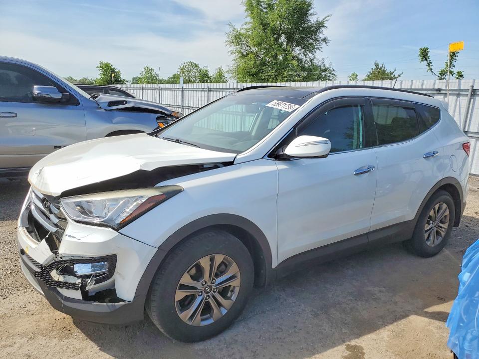 2015 Hyundai Santa Fe Sport მანქანა იყიდება აუქციონზე, vin: 5XYZUDLBXFG261218, აუქციონის ნომერი: 55971796