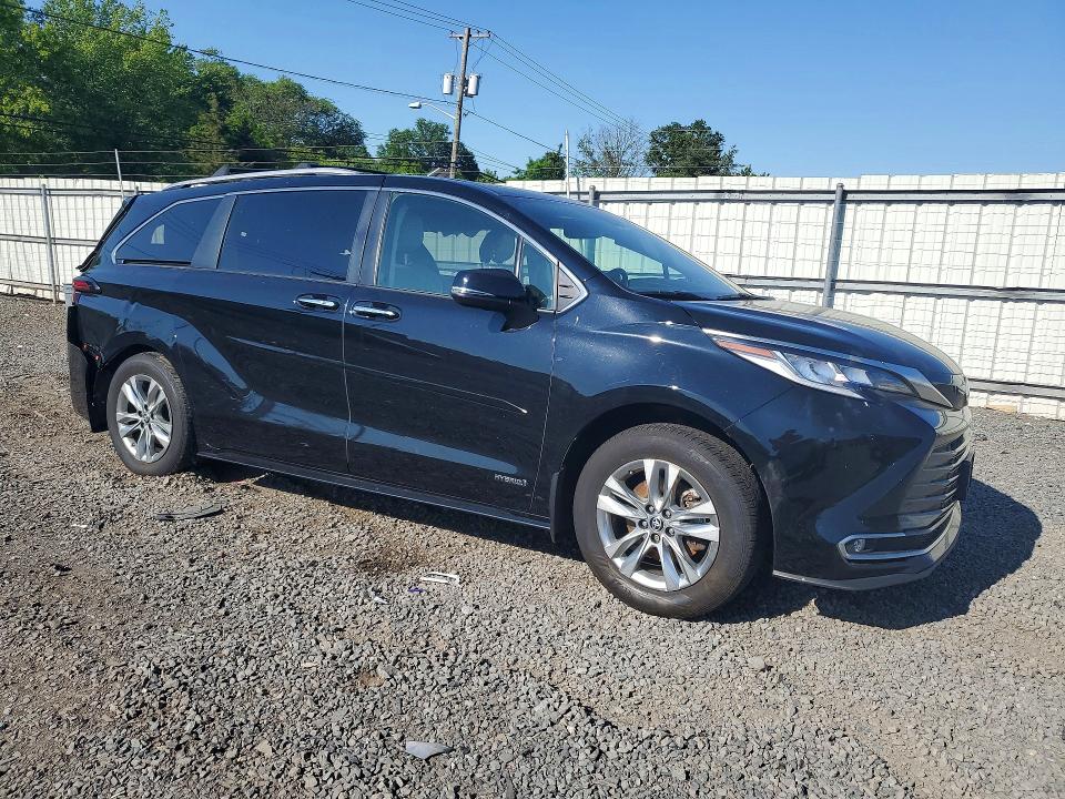55227676 :رقم المزاد ، 5TDZSKFC1MS032988 vin ، 2021 Toyota Sienna مزاد بيع