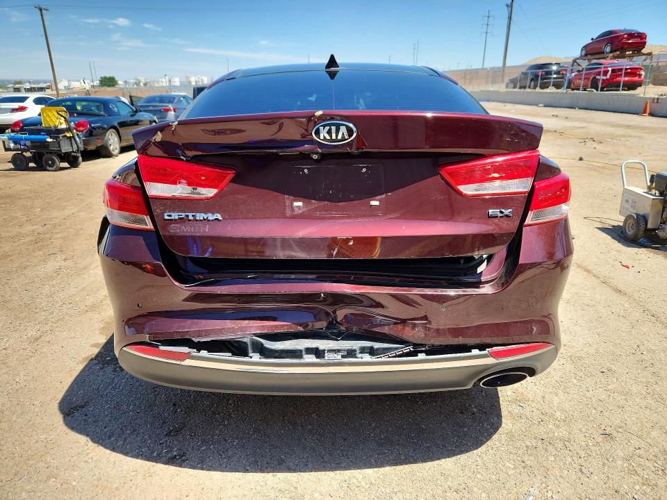 56281126 :رقم المزاد ، 5XXGU4L36GG090280 vin ، 2016 Kia Optima مزاد بيع