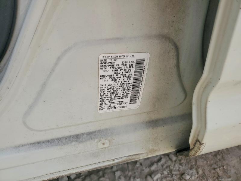 Aukcja sprzedaży 2009 Nissan Rogue, vin: JN8AS58T99W327005, numer aukcji: 57900386