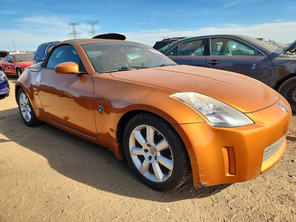 2004 Nissan 350z მანქანა იყიდება აუქციონზე, vin: JN1AZ36A04M251663, აუქციონის ნომერი: 55472596