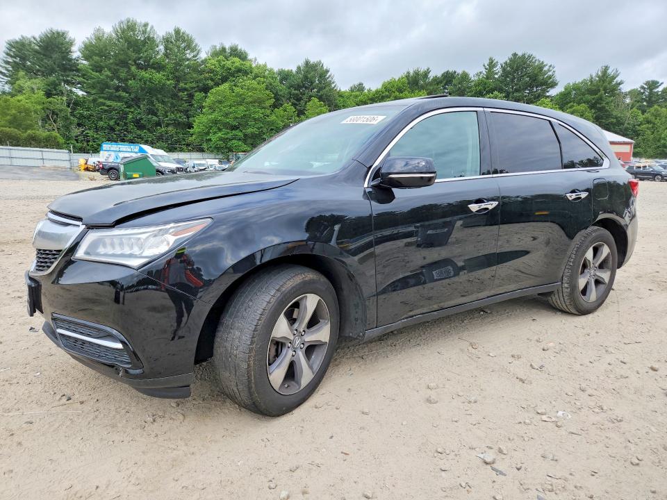 58001506 :رقم المزاد ، 5FRYD4H2XGB052184 vin ، 2016 Acura Mdx مزاد بيع