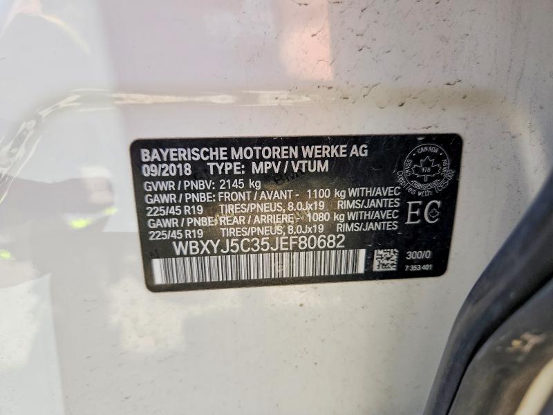Продаж на аукціоні авто 2018 Bmw X2, vin: WBXYJ5C35JEF80682, номер лоту: 55902866