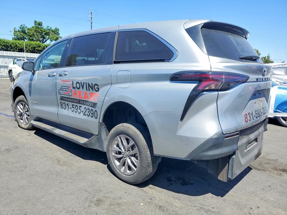 56183446 :رقم المزاد ، 5TDKRKEC1RS200375 vin ، 2024 Toyota Sienna مزاد بيع