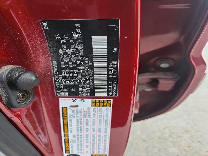 Aukcja sprzedaży 2006 Toyota Highlander, vin: JTEGP21A360103964, numer aukcji: 58880406