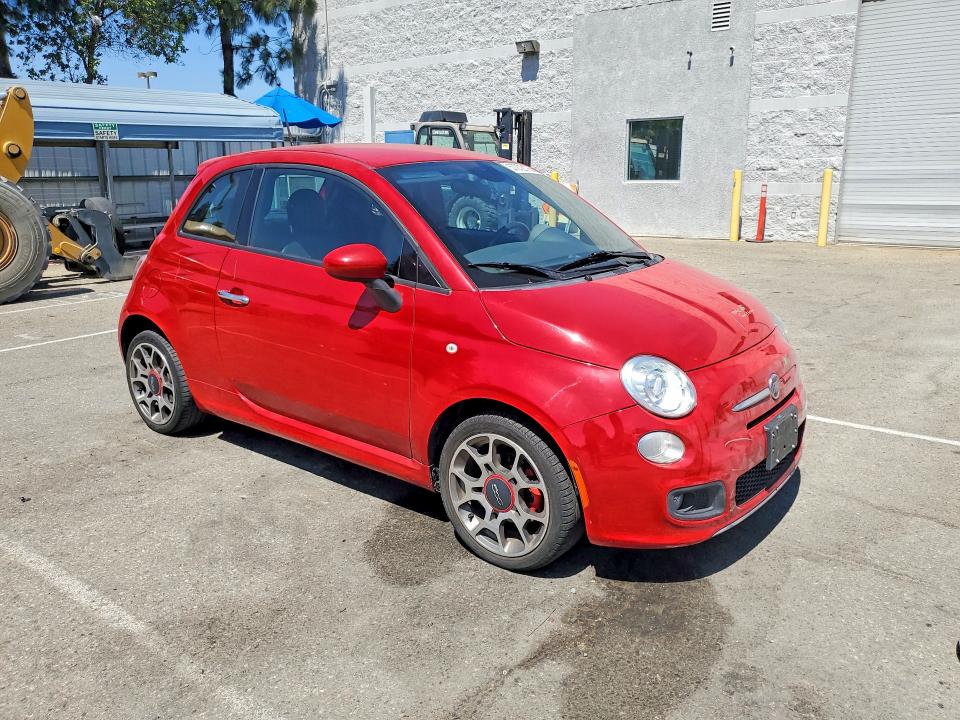 2014 Fiat 500 მანქანა იყიდება აუქციონზე, vin: 3C3CFFBR7ET267659, აუქციონის ნომერი: 57272176