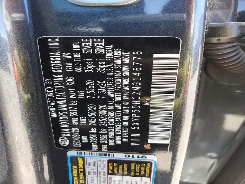 57472796 :رقم المزاد ، 5XYP5DHC2MG146776 vin ، 2021 Kia Telluride مزاد بيع