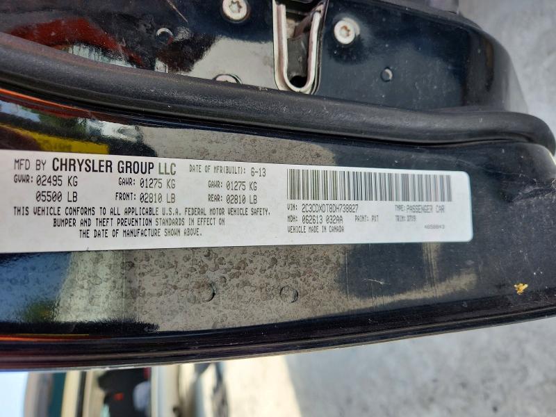 Aukcja sprzedaży 2013 Dodge Charger, vin: 2C3CDXDT8DH738827, numer aukcji: 59167076