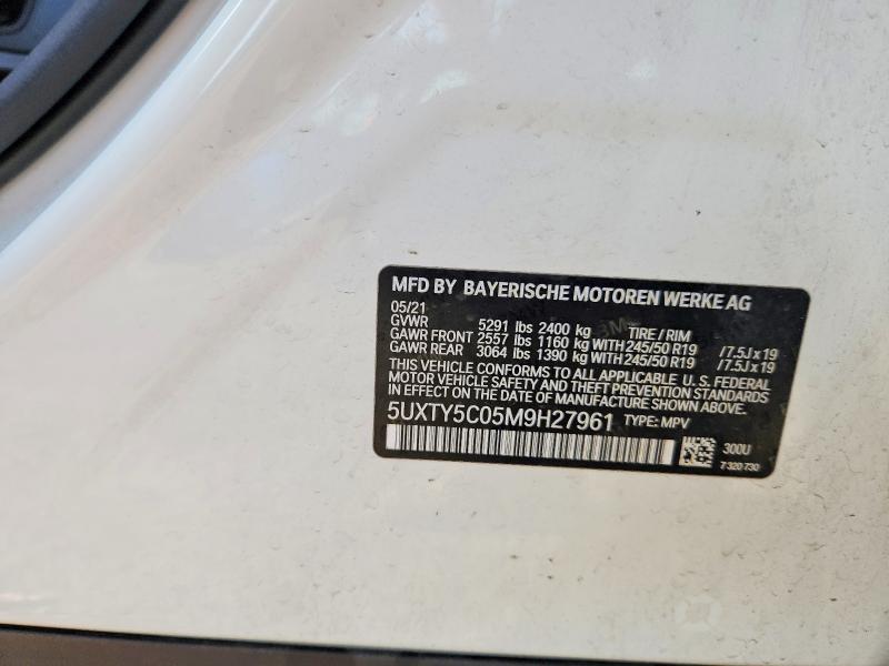 Продажа на аукционе авто 2021 Bmw X3, vin: 5UXTY5C05M9H27961, номер лота: 56669646