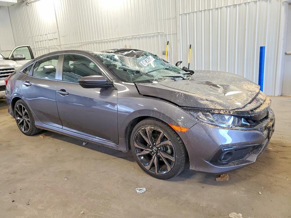 57185706 :رقم المزاد ، 2HGFC2F87MH510763 vin ، 2021 Honda Civic مزاد بيع