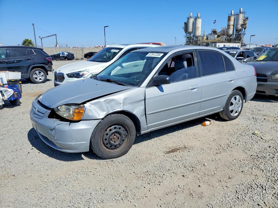 2003 Honda Civic მანქანა იყიდება აუქციონზე, vin: 2HGES26713H523836, აუქციონის ნომერი: 57347236