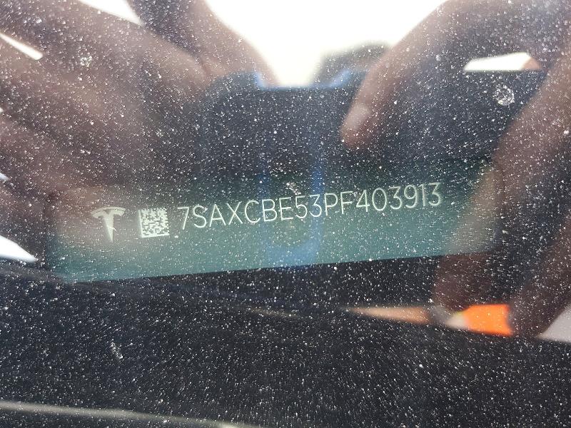 Продажа на аукционе авто 2023 Tesla Model X, vin: 7SAXCBE53PF403913, номер лота: 59257356