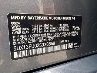 2025 Bmw X5 მანქანა იყიდება აუქციონზე, vin: 5UX13EU02S9X86691, აუქციონის ნომერი: 58261406