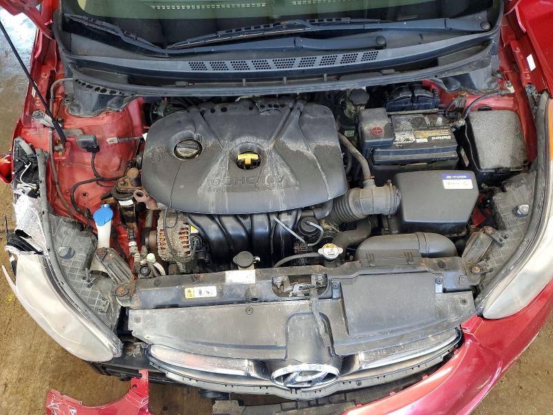 2012 Hyundai Elantra მანქანა იყიდება აუქციონზე, vin: KMHDH4AEXCU357092, აუქციონის ნომერი: 56649076