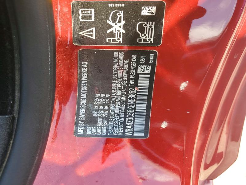 56001036 :رقم المزاد ، WBA4Z3C56KEN88862 vin ، 2019 Bmw 430xi مزاد بيع