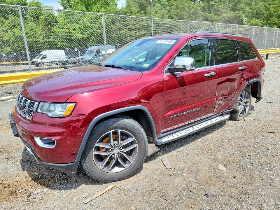 2018 Jeep Grand Cherokee მანქანა იყიდება აუქციონზე, vin: 1C4RJFBG0JC363223, აუქციონის ნომერი: 55524426