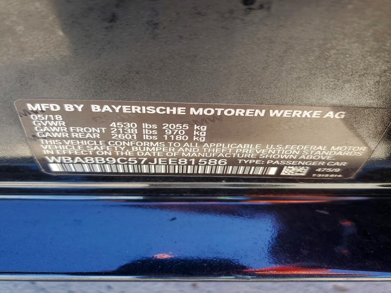 Продажа на аукционе авто 2018 Bmw 330, vin: WBA8B9C57JEE81586, номер лота: 57043016