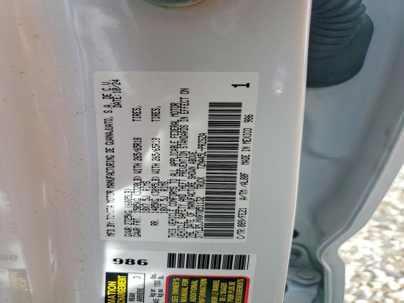 Aukcja sprzedaży 2024 Toyota Tacoma, vin: 3TYLB5JNXRT051132, numer aukcji: 57025856