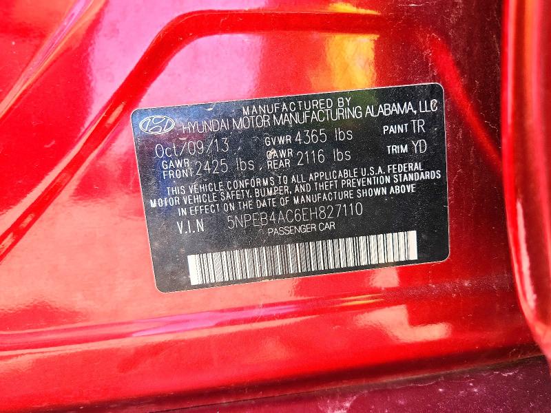 Продажа на аукционе авто 2014 Hyundai Sonata, vin: 5NPEB4AC6EH827110, номер лота: 56067906