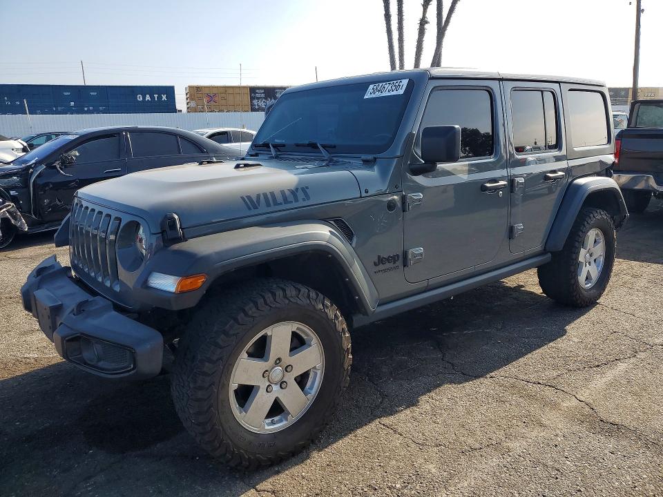 58467356 :رقم المزاد ، 1C4HJXDNXMW865740 vin ، 2021 Jeep Wrangler Unlimited مزاد بيع