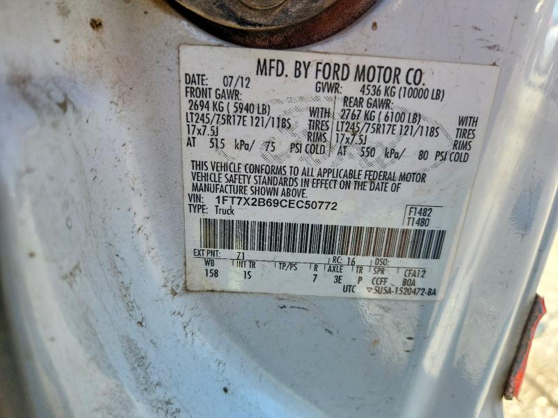 Продажа на аукционе авто 2012 Ford F250, vin: 1FT7X2B69CEC50772, номер лота: 52956106