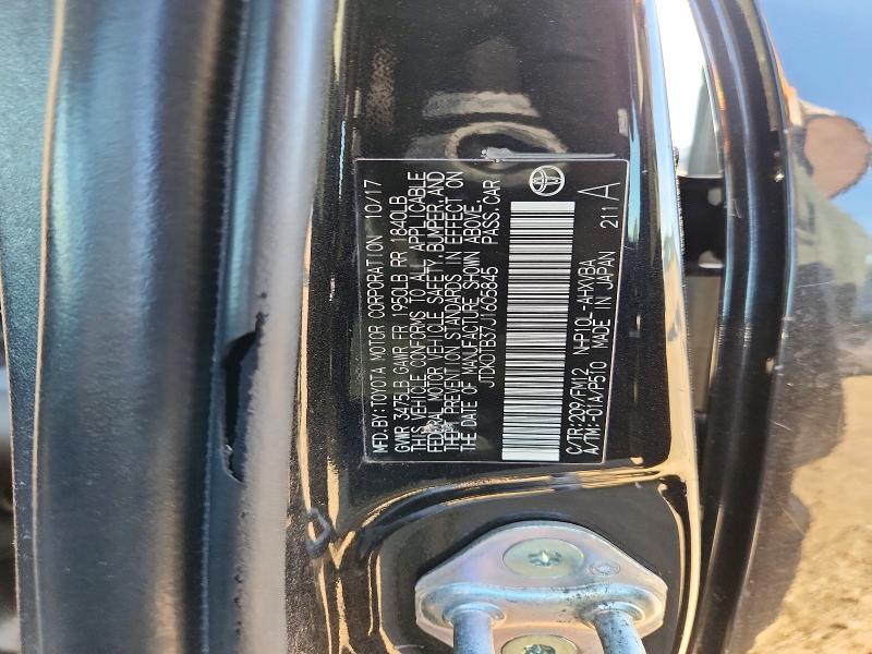 Продаж на аукціоні авто 2018 Toyota Prius C, vin: JTDKDTB37J1605845, номер лоту: 51007946