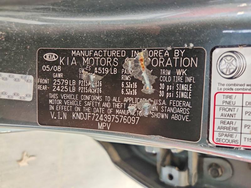 Aukcja sprzedaży 2009 Kia Sportage, vin: KNDJF724397576097, numer aukcji: 59171816