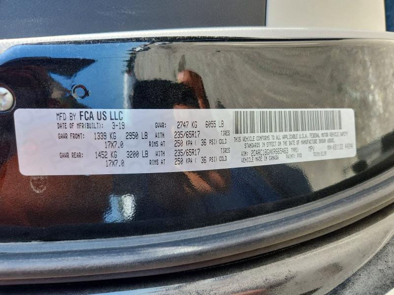 Aukcja sprzedaży 2019 Chrysler Pacifica, vin: 2C4RC1BGXKR665463, numer aukcji: 55766016