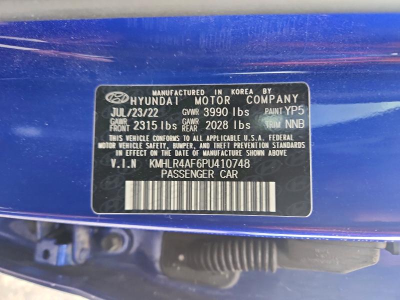 57815246 :رقم المزاد ، KMHLR4AF6PU410748 vin ، 2023 Hyundai Elantra مزاد بيع