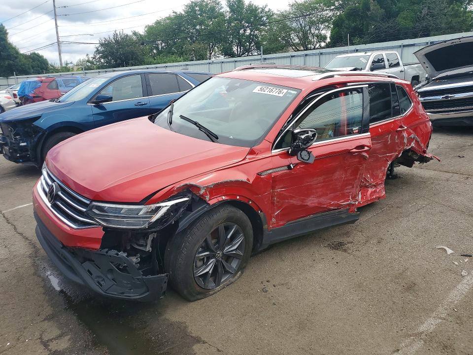 56216776 :رقم المزاد ، 3VVNB7AX8PM066339 vin ، 2023 Volkswagen Tiguan مزاد بيع