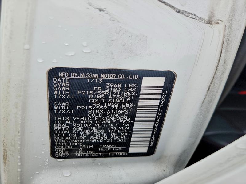 Aukcja sprzedaży 2013 Nissan Juke, vin: JN8AF5MR4DT211302, numer aukcji: 58235746