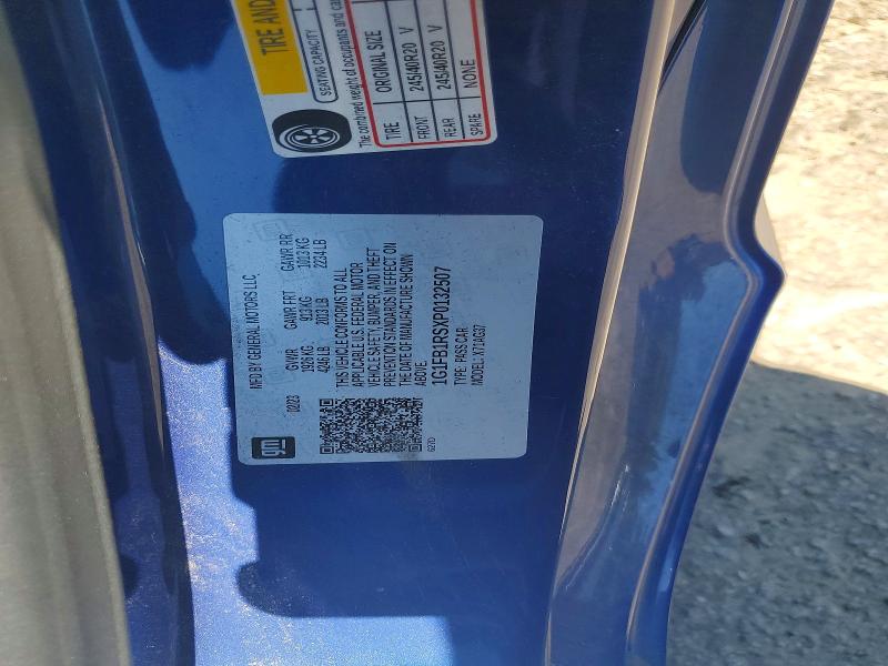 Aukcja sprzedaży 2023 Chevrolet Camaro, vin: 1G1FB1RSXP0132507, numer aukcji: 56298366