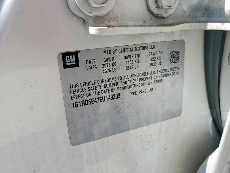 Aukcja sprzedaży 2014 Chevrolet Volt, vin: 1G1RD6E47EU149203, numer aukcji: 56132646