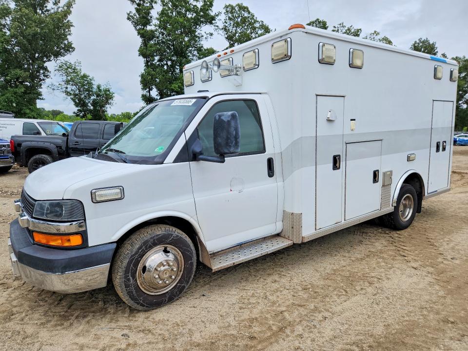 2008 Chevrolet Express G3500 მანქანა იყიდება აუქციონზე, vin: 1GBJG316381217430, აუქციონის ნომერი: 57928566