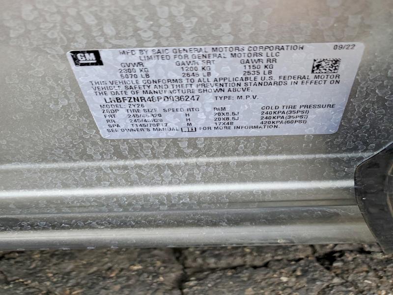 Продаж на аукціоні авто 2023 Buick Envision, vin: LRBFZNR48PD036247, номер лоту: 58292226